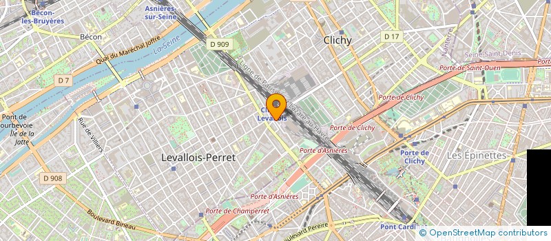 localisation de l'entreprise DESCARTES SYSTEMS FRANCE à LEVALLOIS-PERRET
