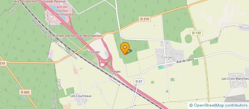 localisation de l'entreprise DESCAS TRANSPORT 77  FORGES