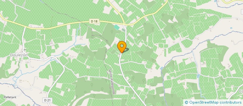 localisation de l'entreprise DESCAT ET FILS  SAINTE-RADEGONDE