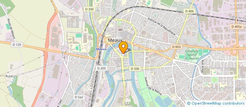 localisation de l'entreprise DESCAVES à MEAUX