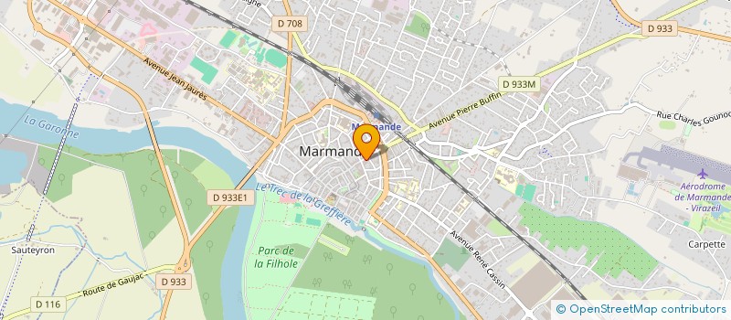 localisation de l'entreprise DESCAYRAC  MARMANDE