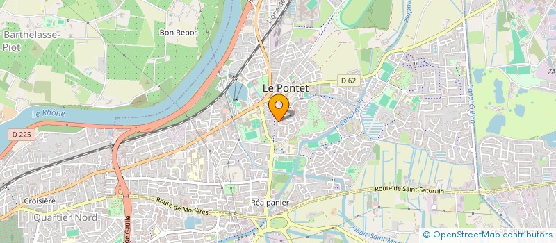 localisation de l'entreprise DESCAZAUX  LE PONTET