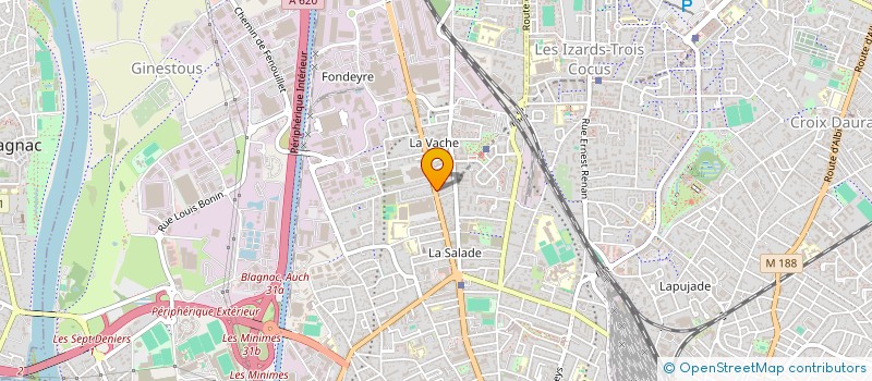 localisation de l'entreprise DESCAZEAUX à TOULOUSE