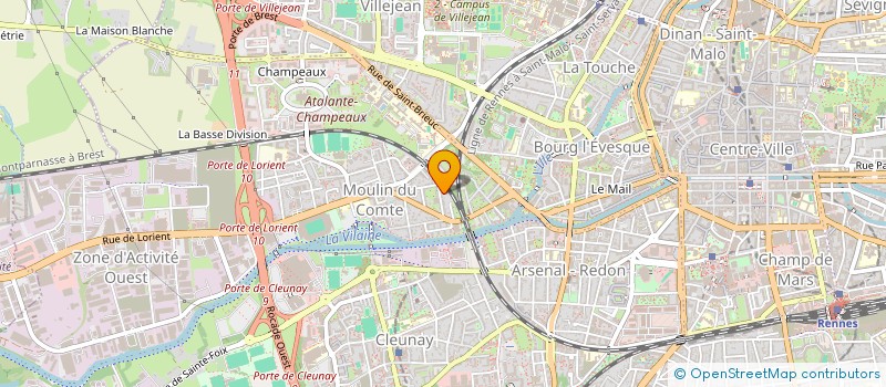 localisation de l'entreprise DESCEME  RENNES