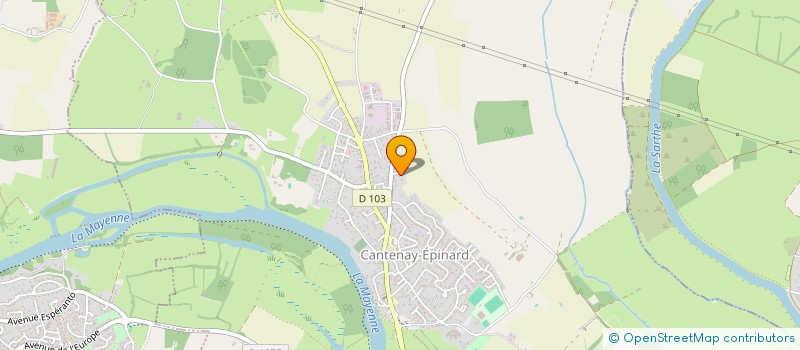 localisation de l'entreprise DESCENDANCE  CANTENAY-EPINARD