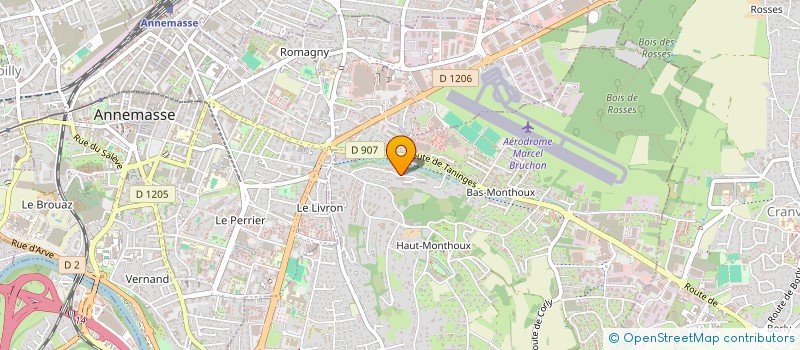 localisation de l'entreprise DESCENTE-CANYON  VETRAZ-MONTHOUX