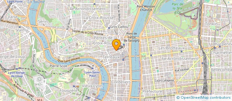 localisation de l'entreprise DESCENTE CHROMATIQUE à LYON