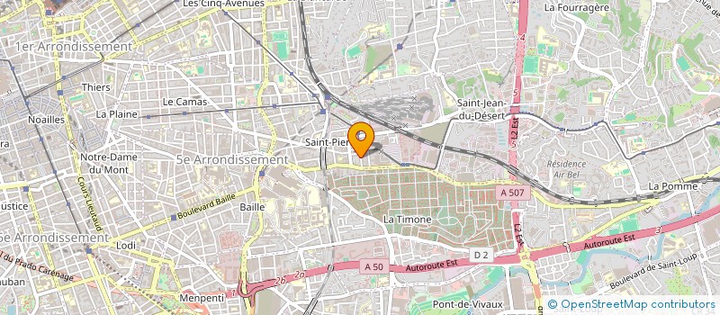 localisation de l'entreprise DESCENTE DE SCENE à MARSEILLE