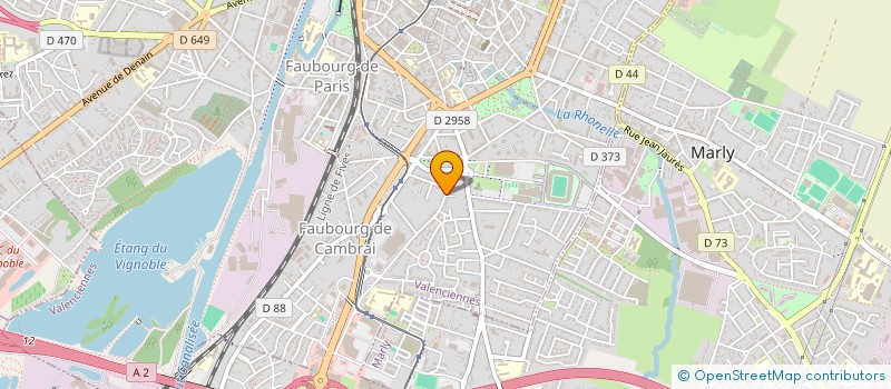 localisation de l'entreprise DESCHAMPHAMLAERE IMMOBILIER  AULNOY-LEZ-VALENCIENNES