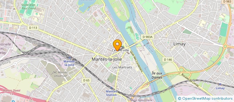 localisation de l'entreprise DESCHAMPS à MANTES-LA-JOLIE
