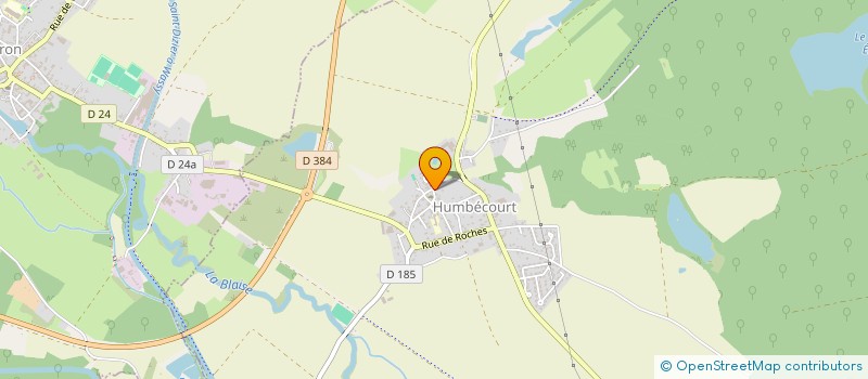 localisation de l'entreprise DESCHAMPS à HUMBECOURT