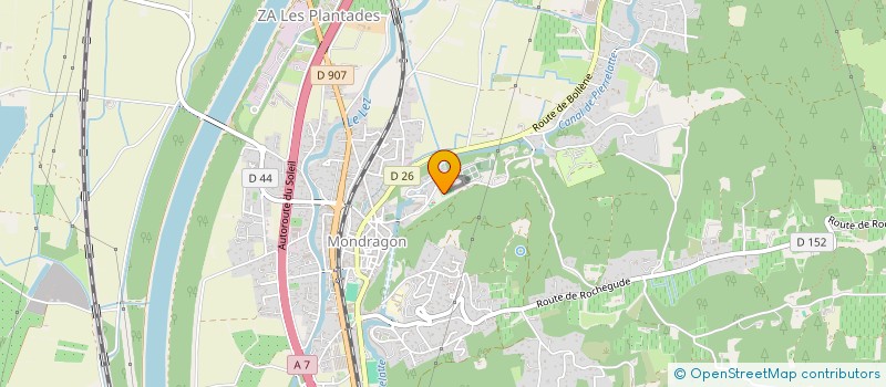 localisation de l'entreprise DESCHAMPS  MONDRAGON