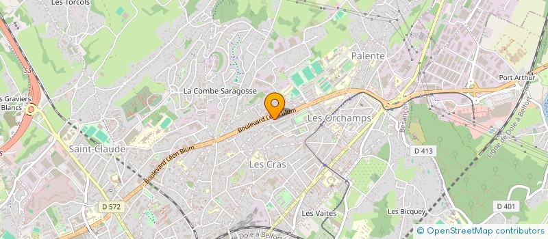 localisation de l'entreprise DESCHAMPS CLAUDE à BESANCON