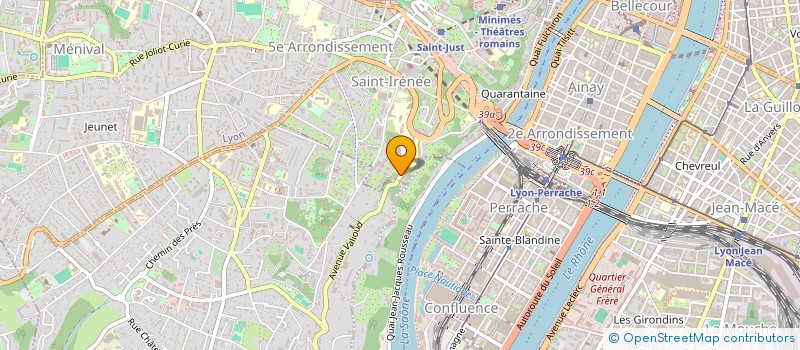 localisation de l'entreprise DESCHAMPS FINANCES  LYON