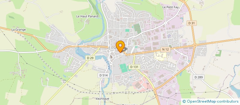 localisation de l'entreprise DESCHAMPS FRANCK  ERNEE