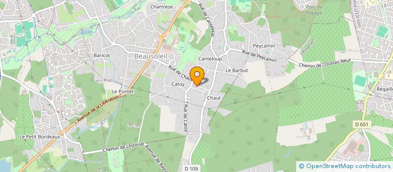 localisation de l'entreprise DESCHAMPS INTENDANCE  GRADIGNAN