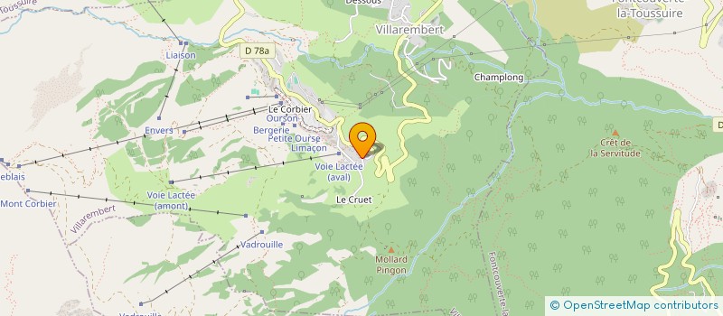 localisation de l'entreprise DESCHAMPS ROMAN ET OPHELIE  VILLAREMBERT