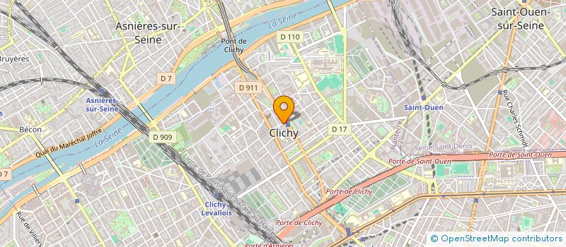 localisation de l'entreprise DESCHANDOL ET COMPAGNIE à CLICHY