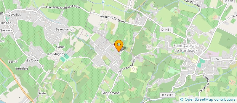 localisation de l'entreprise DESCHARMES-DUBOUE  CAMBES