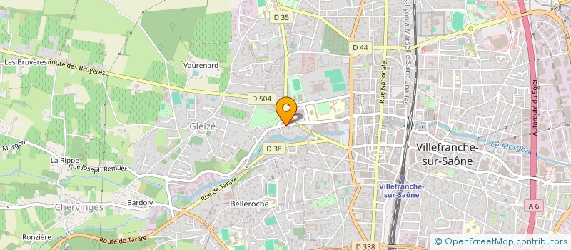 localisation de l'entreprise DESCHARMES IMMOBILIER  GLEIZE