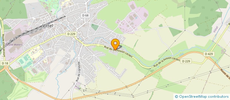 localisation de l'entreprise DESCHASAUX GILBERT  VITTEL