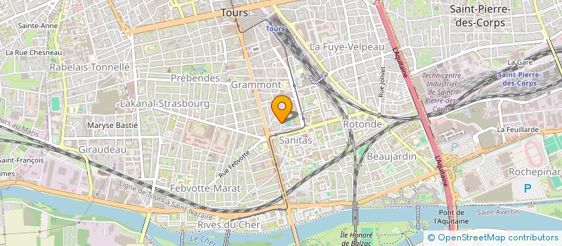 localisation de l'entreprise DESCHATRE THOMAS ET PAYAN LISE  TOURS