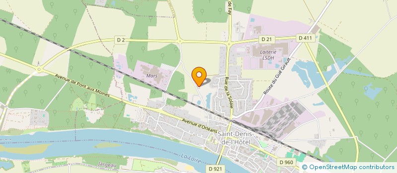 localisation de l'entreprise DESCHEMINS-LISSE à SAINT DENIS DE L'HOTEL