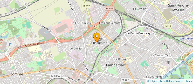 localisation de l'entreprise DESCHINKEL à LAMBERSART