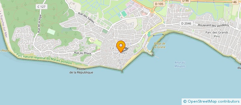 localisation de l'entreprise DESCHODT GAELE à LA TRANCHE-SUR-MER