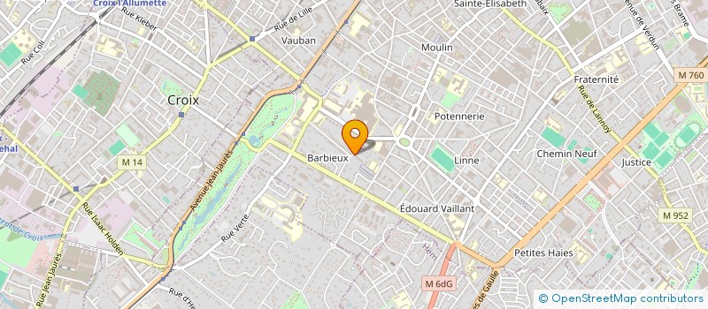 localisation de l'entreprise DESCHOEMAKER  ROUBAIX