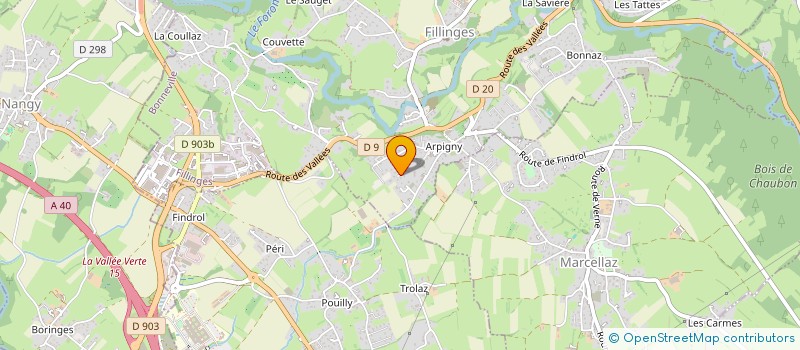 localisation de l'entreprise DESCHTIS-FAMILY  FILLINGES