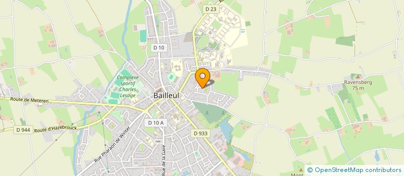 localisation de l'entreprise DESCHUTTER IMMO à BAILLEUL