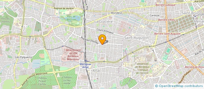 localisation de l'entreprise DESCLAUD  MERIGNAC