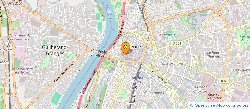 localisation de l'entreprise DESCLERCS à VALENCE