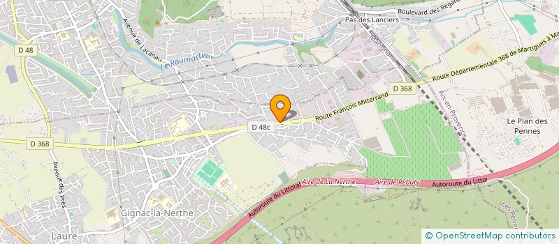localisation de l'entreprise DESCLICS-INFO à GIGNAC-LA-NERTHE