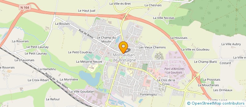 localisation de l'entreprise DESCLOS  MONTAUBAN-DE-BRETAGNE