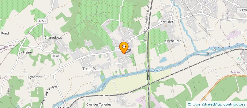 localisation de l'entreprise DESCOLTRAN CYCLING TEAM à TROIS-PALIS