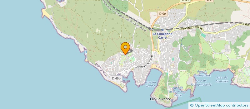 localisation de l'entreprise DESCOMBES à MARTIGUES