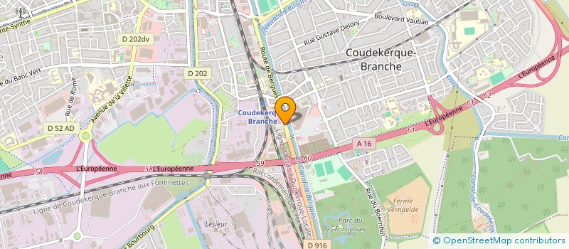 localisation de l'entreprise DESCOMTE DISTRIBUTION à COUDEKERQUE-BRANCHE