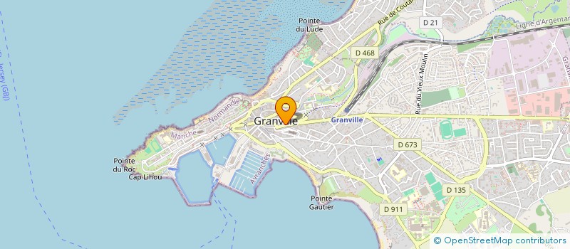 localisation de l'entreprise DESCOTIS  GRANVILLE