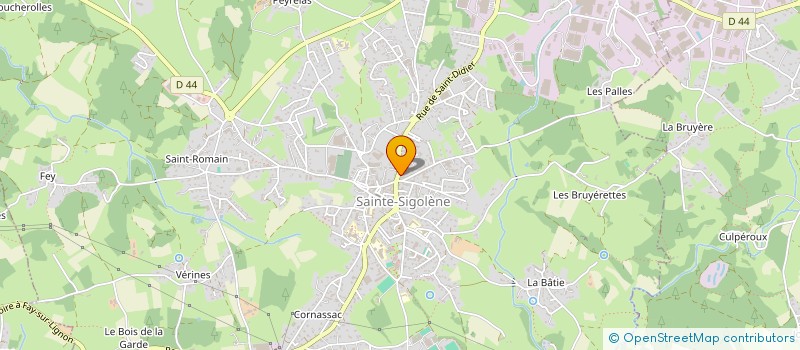 localisation de l'entreprise DESCOURS SA  SAINTE-SIGOLENE