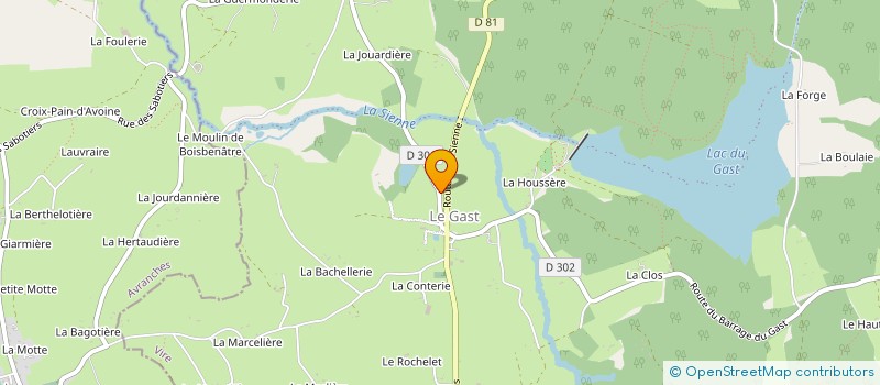 localisation de l'entreprise DESCOZ  NOUES DE SIENNE