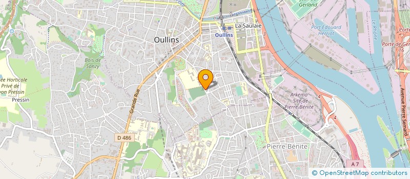 localisation de l'entreprise DESDALLES EURL  OULLINS-PIERRE-BENITE