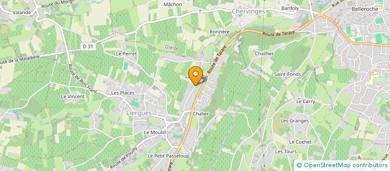 localisation de l'entreprise DESDE FONELAS  POUILLY-LE-MONIAL