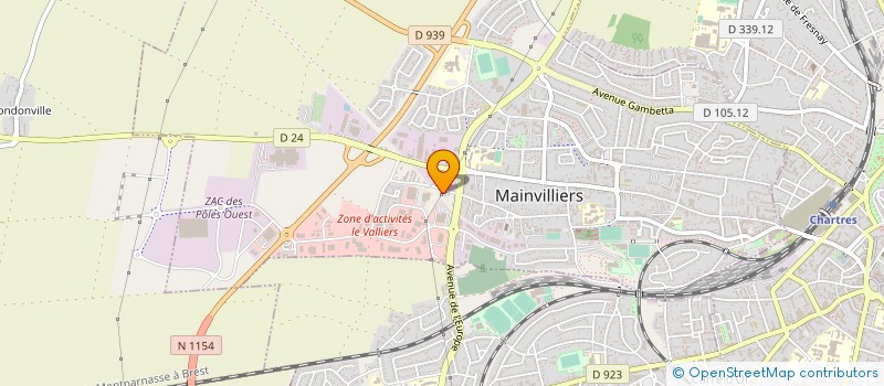 localisation de l'entreprise DESDOUETS - RB VOYANTS à MAINVILLIERS
