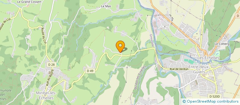 localisation de l'entreprise DESDOVAL  MIRIBEL-LES-ECHELLES