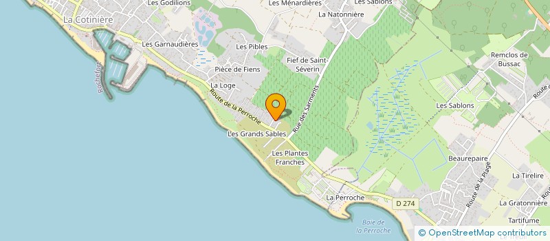 localisation de l'entreprise DESDUB à SAINT-PIERRE-D'OLERON