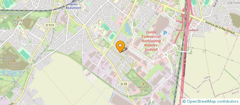 localisation de l'entreprise DESE à HENIN-BEAUMONT