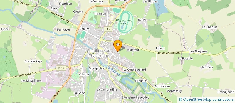 localisation de l'entreprise DESECO  CHATILLON-SUR-CHALARONNE