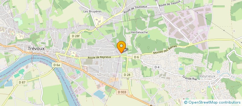 localisation de l'entreprise DESECOLES à REYRIEUX